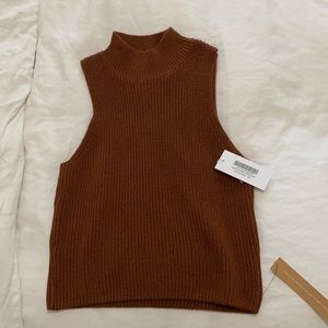 Reformation Montaigne Sweater Cinnamon